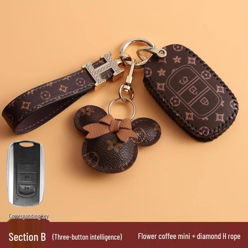 Dongfeng Fengguang Car Key Case for 580/S560, Aeolus AX7, Fengxing 330S, Jingyi IX5/X3, Buckle 370