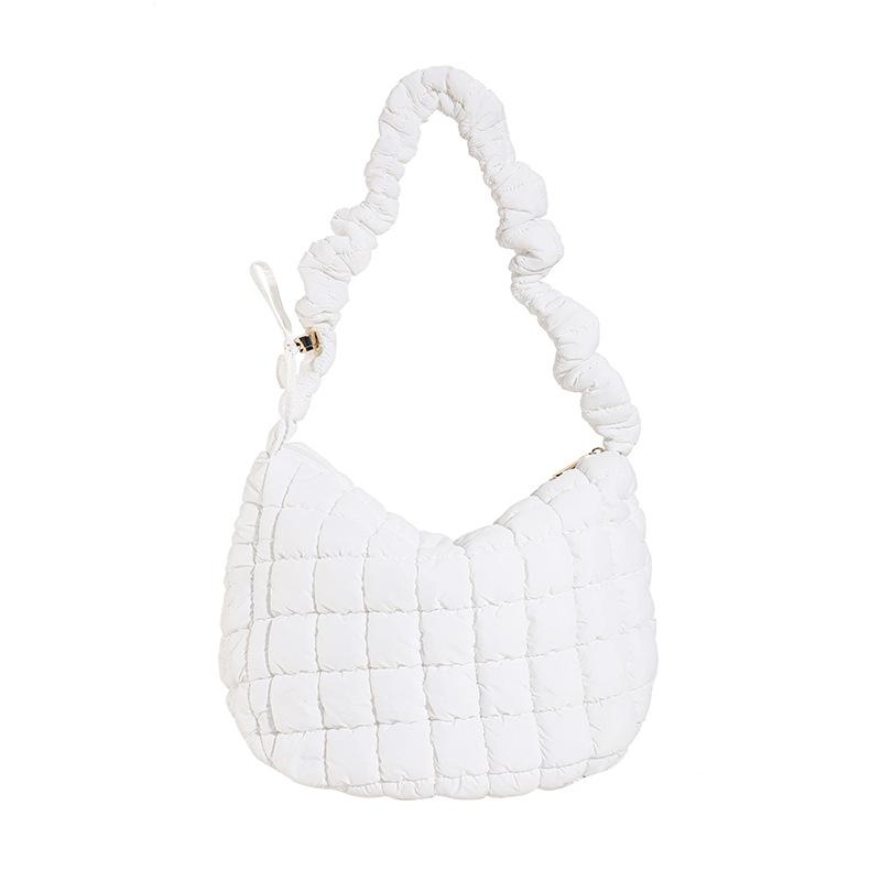 2025 New Tote Bag Fashion Handbag Women's Simple Large Capacity Personalized Armpit Bag Trend Simple