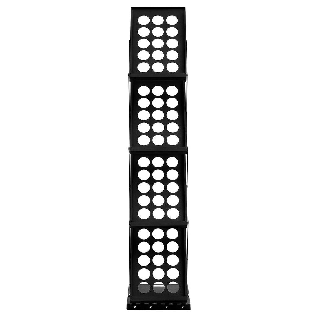Foldable Magazine Display Rack 4 Pocket Brochure Literature Display Stand