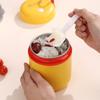 With Spoon Insulated Food Jar Stainless Steel Food Thermal Jar  for Working Office