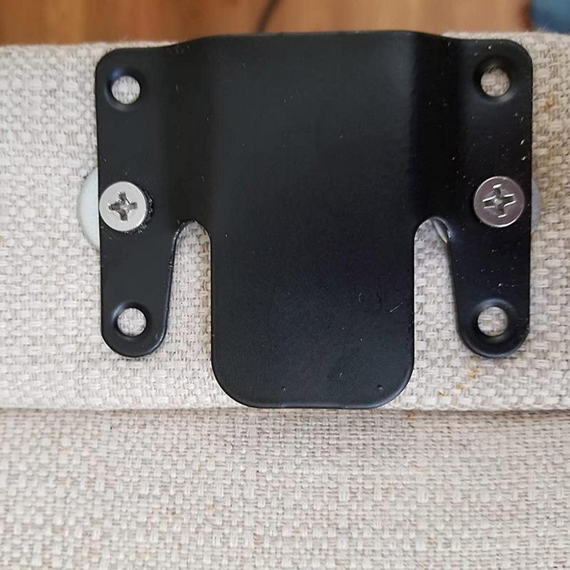 4pcs Stainless Steel Sectional Sofa Connector Interlock Bracket With 24 Screws For Furniture Photo Frame Mirror Home Supplies