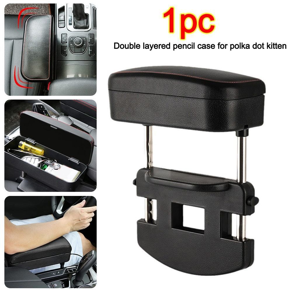 Universal Car Seat Gap Organizer Adjustable Elbow Support NEW Car Armrest Box  Car Interior