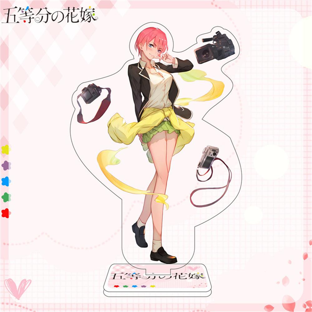 10PCS Charm Anime The Quintessential Quintuplets Nakano Acrylic Stand Model Cosplay Characters Ornament  Accessories Goods Gifts