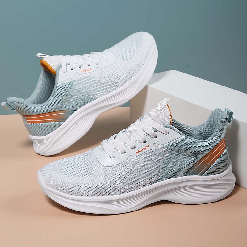 Spring New Men Sports Shoes Outdoor Wear Resistant Thick Sole Lace Up Fashion Casual Hiking Shoes Comfortable Zapatillas Hombre