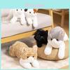 Cute Realistic Cat Plush Toy Stuffed Animal Home Car Decor Gift For Children 50cm Brown
