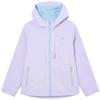 Kids' Fleece Lined Windbreaker Jacket with Helmet-Compatible Hood