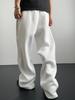 Men's 2025 European & American Style Wide-Leg Drawstring Sweatpants with Pockets