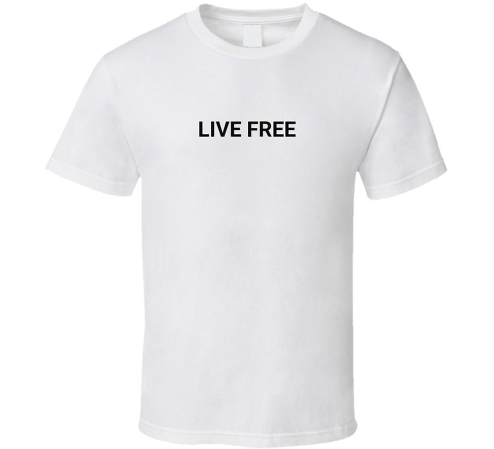 Charlie Kirk Live Free T Shirt Mens Womens Tees Top S