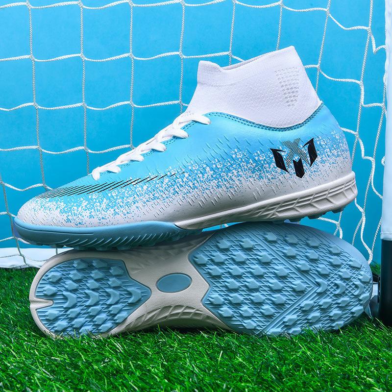 Training European Cup Nailed Sneakers 2025 Football Shoes Male Students Grass Spike Competition Lightweight and Cheap