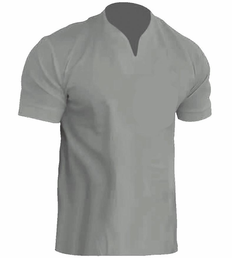 GMXIA Men's Fashion Casual Summer Spring Short Sleeve V-Neck Blouses & Shirts