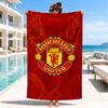 Manchester United Wappen Strandtuch, Schnelltrocknend, Pflegeleicht, Geeignet für Fitness und Strandurlaub, Sport-Essential