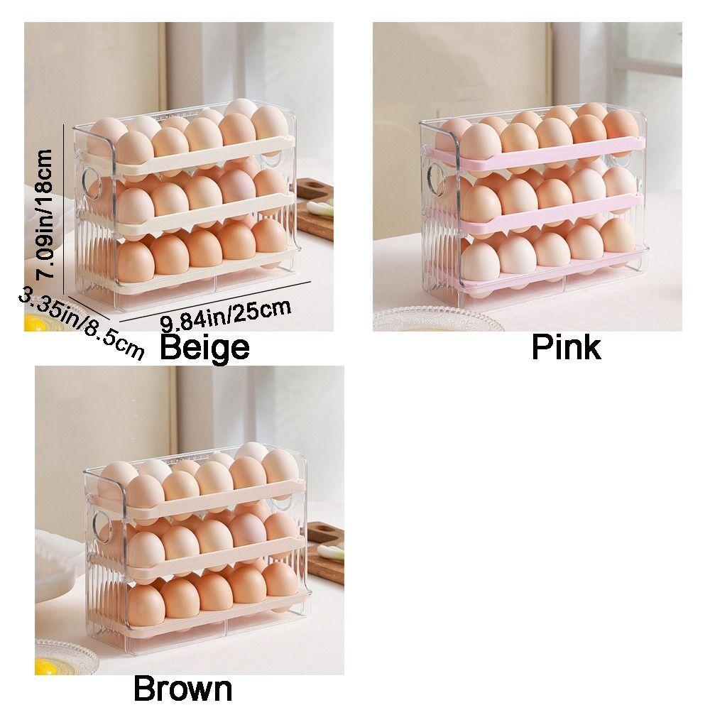 Große Kapazität Eieraufbewahrungsbox Platzsparende Eieraufbewahrungsschale Langlebiger Großer Eierhalter Küche