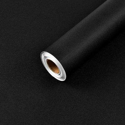 Šířka 50 cm Vodotěsná Matná Tapeta Černá Vinylová Samolepicí Samolepky na Zeď Nábytek Obývací Pokoj Kontaktní Papír Domácí Dekorace