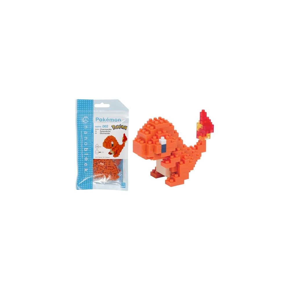 Nanoblock Pocket Monsters Charmander Building Set NBPM-002 150 Pieces Educational Toy