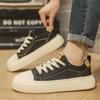 Summer board shoes High quality trendy men's styles Party Outdoor leisure street Comfortable walking Black Hot selling