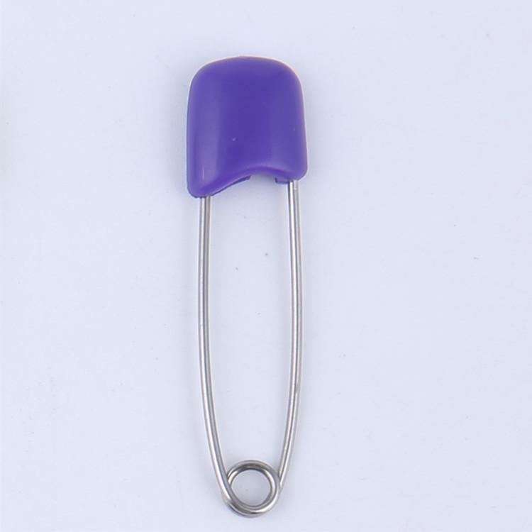 Smiling Face Baby Safety Pins, Plastic, Medium (40mm) & Large (55mm)