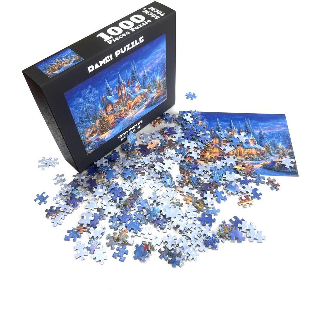 In Stock 1000-Piece High-Quality Challenging Jigsaw Puzzle for Adults - Customizable