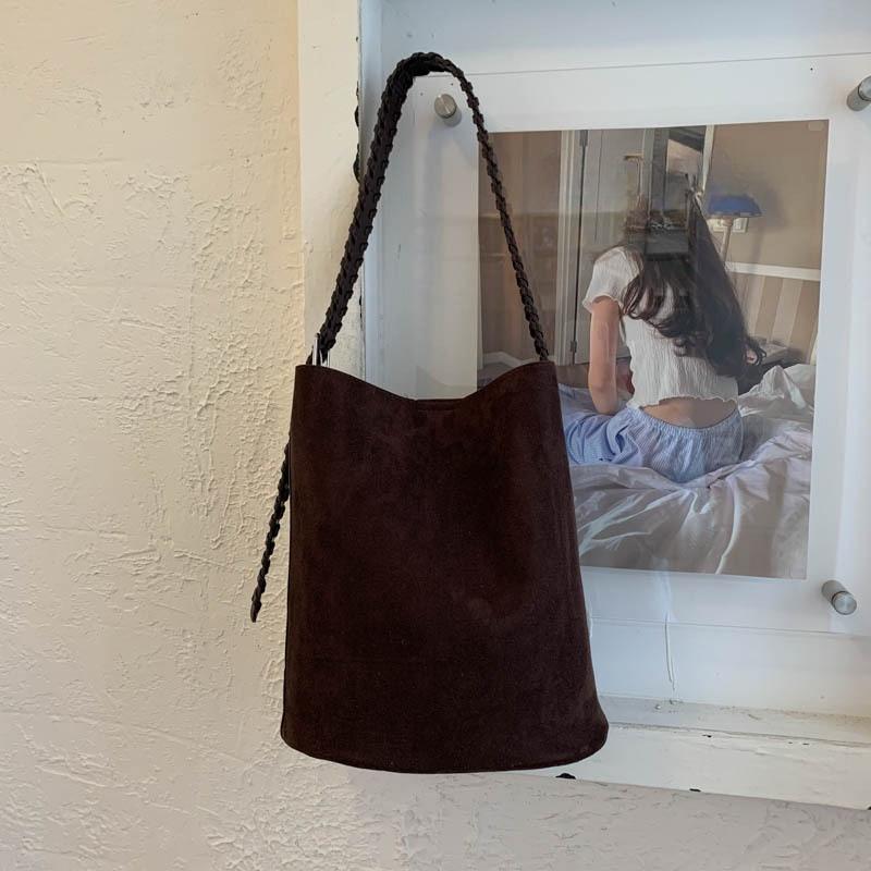 Modische Pendler-Bucket-Bag im koreanischen Stil, Elegante Unterarmtasche, Stilvolle Single-Shoulder-Tasche mit großem Fassungsvermögen