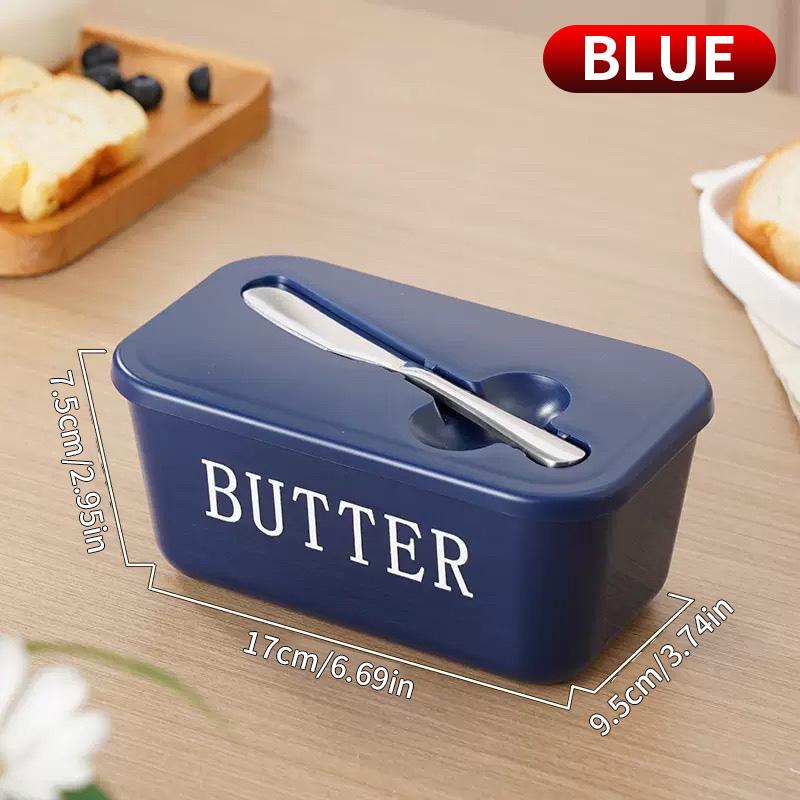 

Large Capacity Airtight Butter Cheese Storage Box with Tools Food Grade Refrigerator Organizer Household Supplies