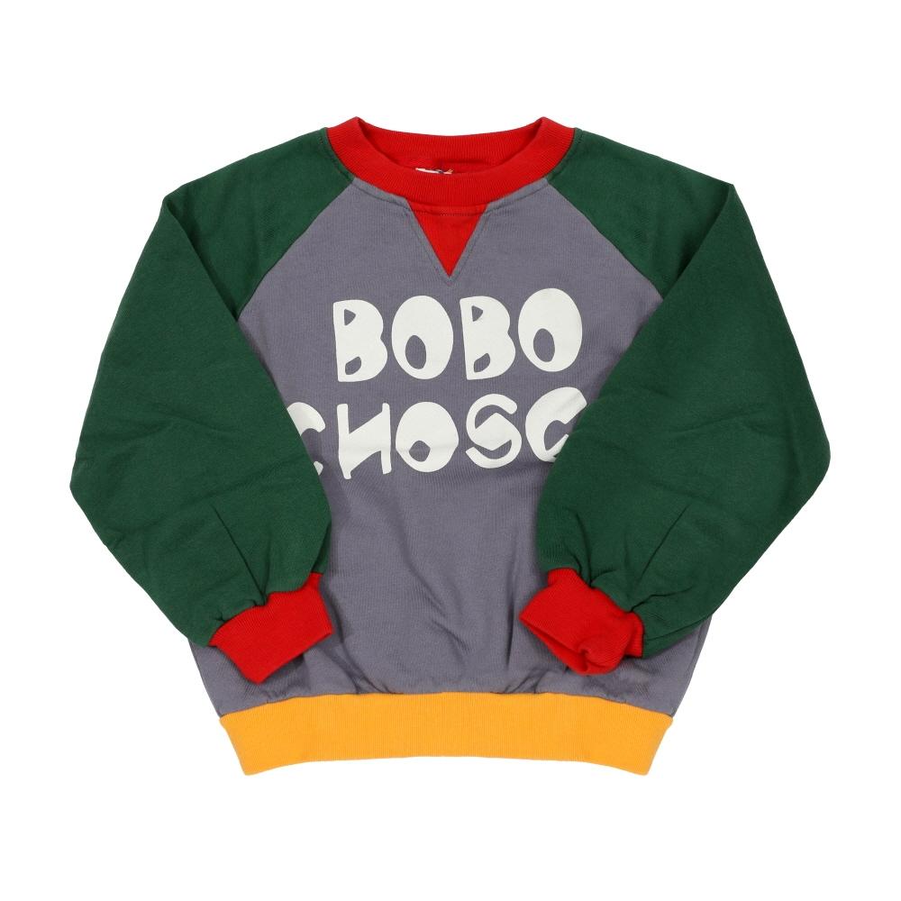 

Bobo Choses Kids Sweatshirt Color Block Raglan B225ac137 B225AC137 (8A)