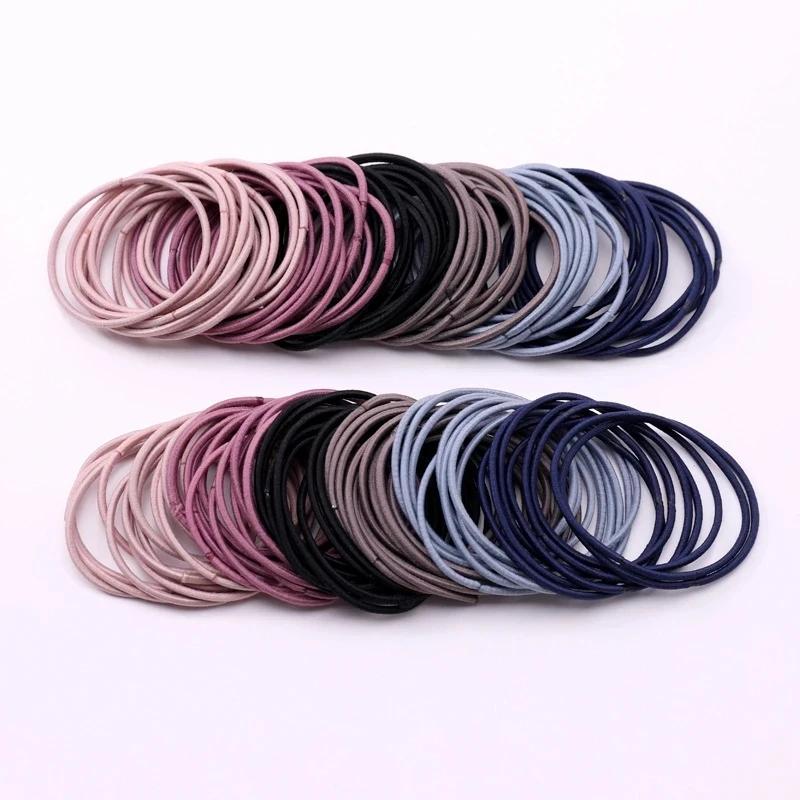 10/30/50/100uds/bolsa 5CM Accesorios para el Cabello Mujer Gomas Elásticas Scrunchies Gomas Elásticas para el Cabello Niña Sujetador de Cola de Caballo Gomas para el Cabello