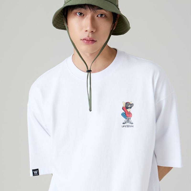 LIFEWORK [Life Work] Washa Square Wappen Bucket Hat_LW245CP411