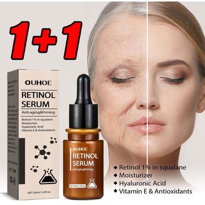 Retinol Disoretinol Cream 1% Insqualane Vitamin E 30ml Ampoule Concentrate, 1 Unit