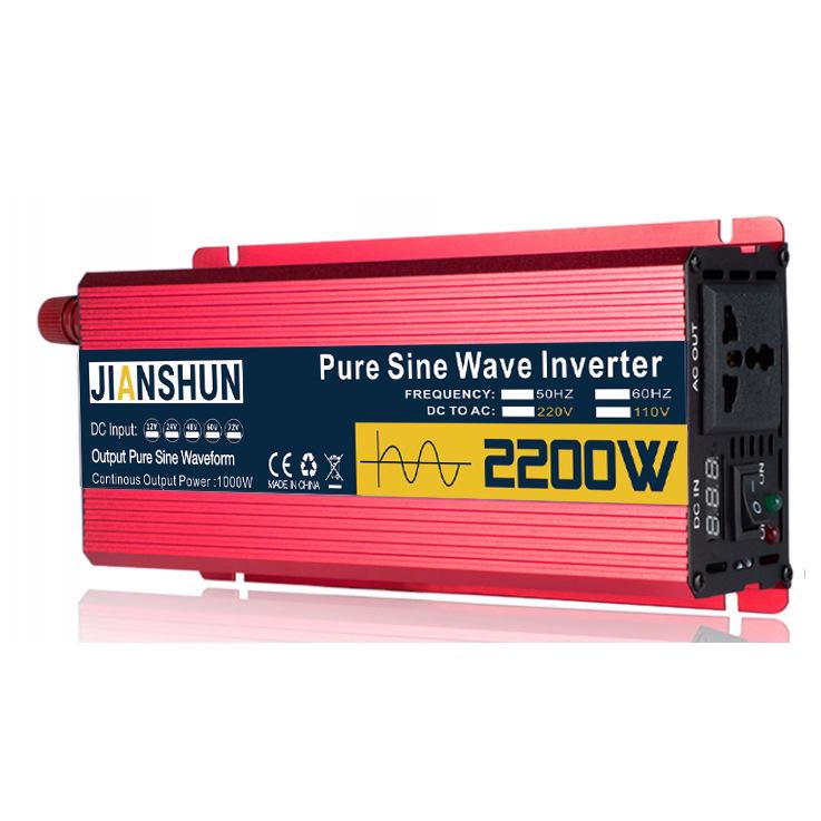 2024 Full Effekt Ren Sinusbølge Inverter 5000W 12V/24V til 220V