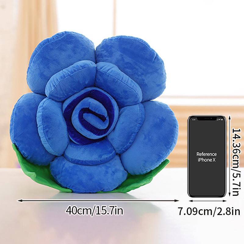 

Декоративная подушка в виде цветка розы, мягкая подушка для сиденья дивана, декоративная подушка для окна в спальне, подарки на день святого валентина на день рождения As picture