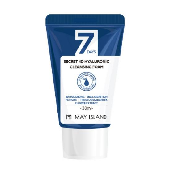 MAY ISLAND 7 Days Secret 4X Hyaluronic Acid Cleansing Foam 30ml 30ml