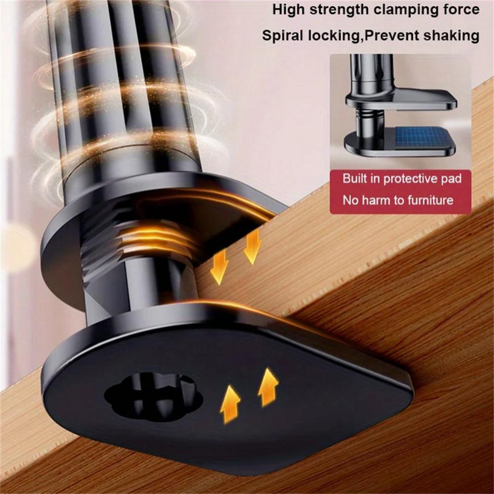 Tablet Cell Phone Bracket Lazy Bracket Adjustable Universal 360 Degree Rotation Flexible Long Arms Clip Mount Gooseneck Phones Stand