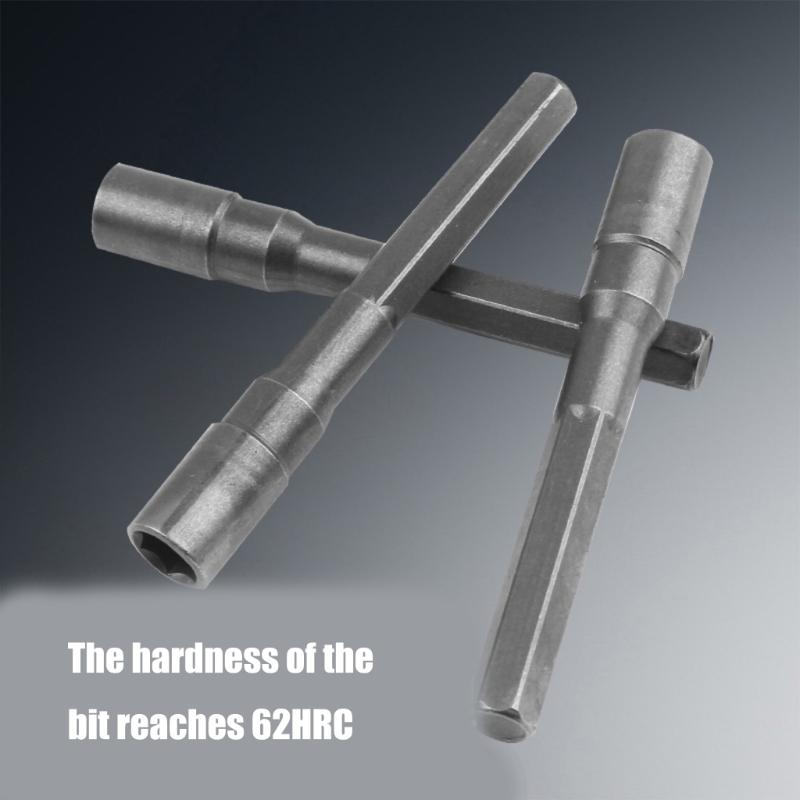 Compactly 8mm Hexagonal Impact Socket Wrench Adapter For Motorcycle Maintenance Corrosion Resistant Alloy Steel Material