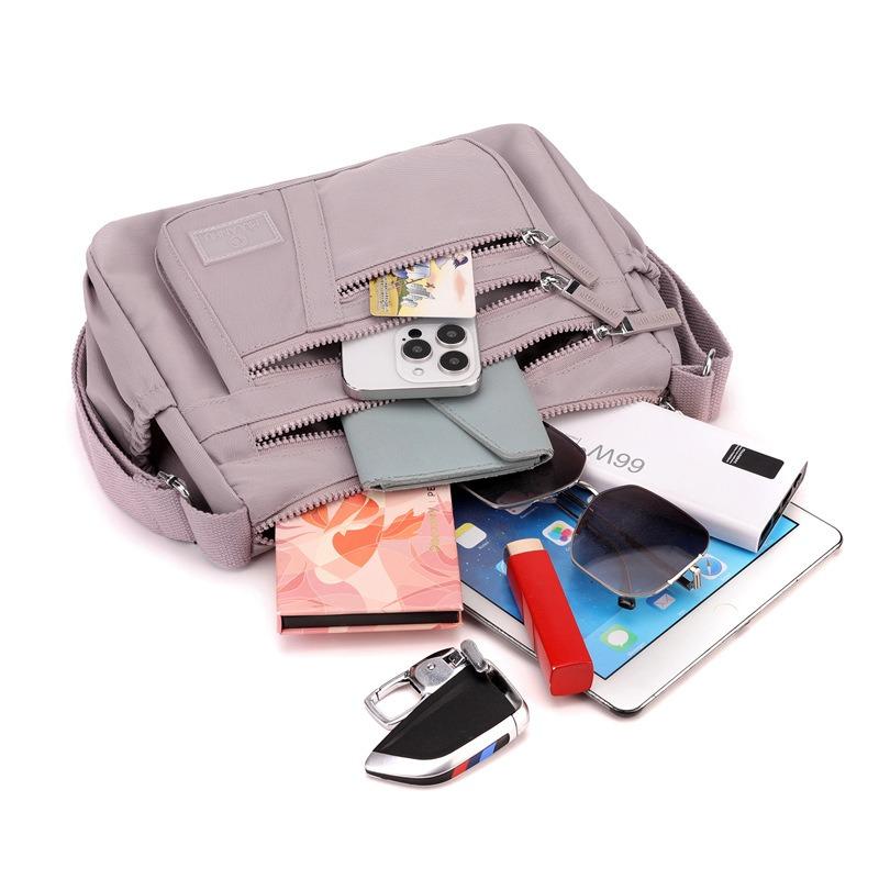 New Versatile Bag Women's Casual Nylon Cloth Waterproof Messenger Bag Women's Bag Large Capacity Mother Shoulder Bag Women