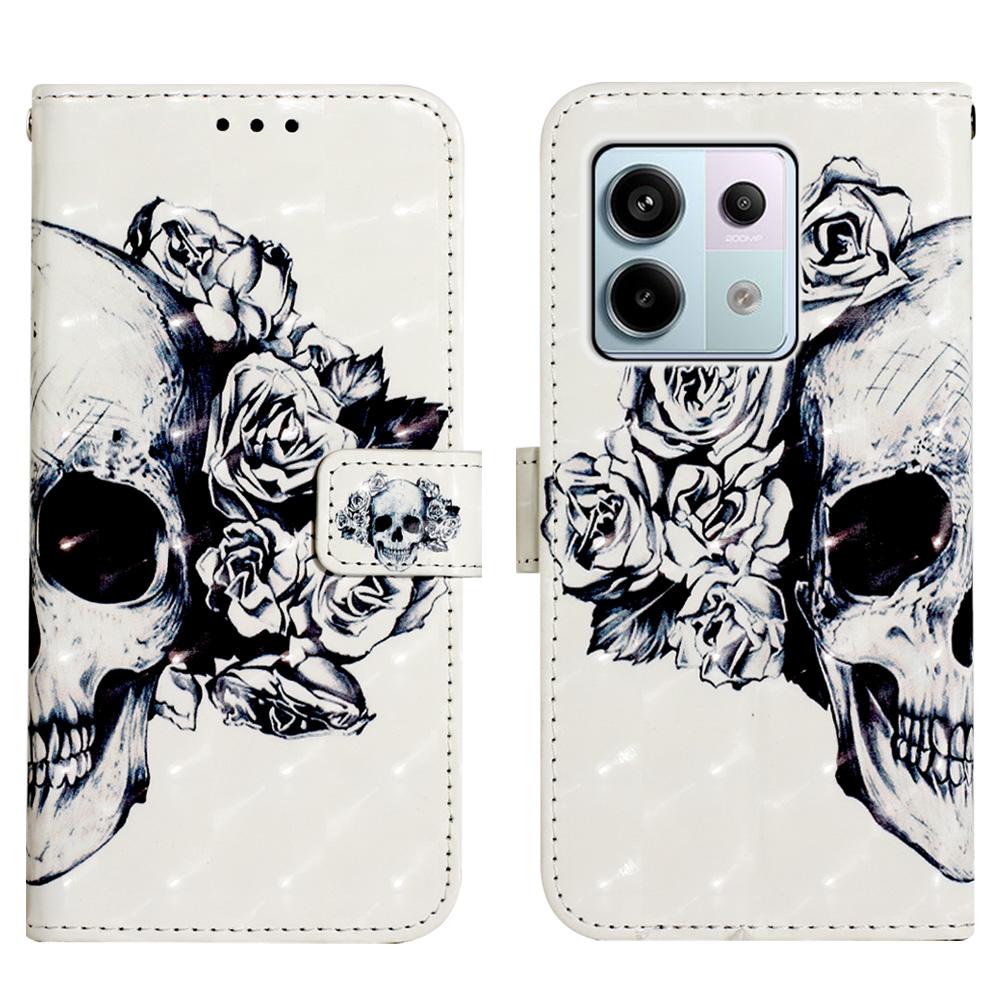 

Case for Xiaomi Poco M8 Pro Leather Case 3D Pattern Wallet Flip Book Cover for Xiaomi Poco M8 X7 Pro Phone Cover Poco x7 pro