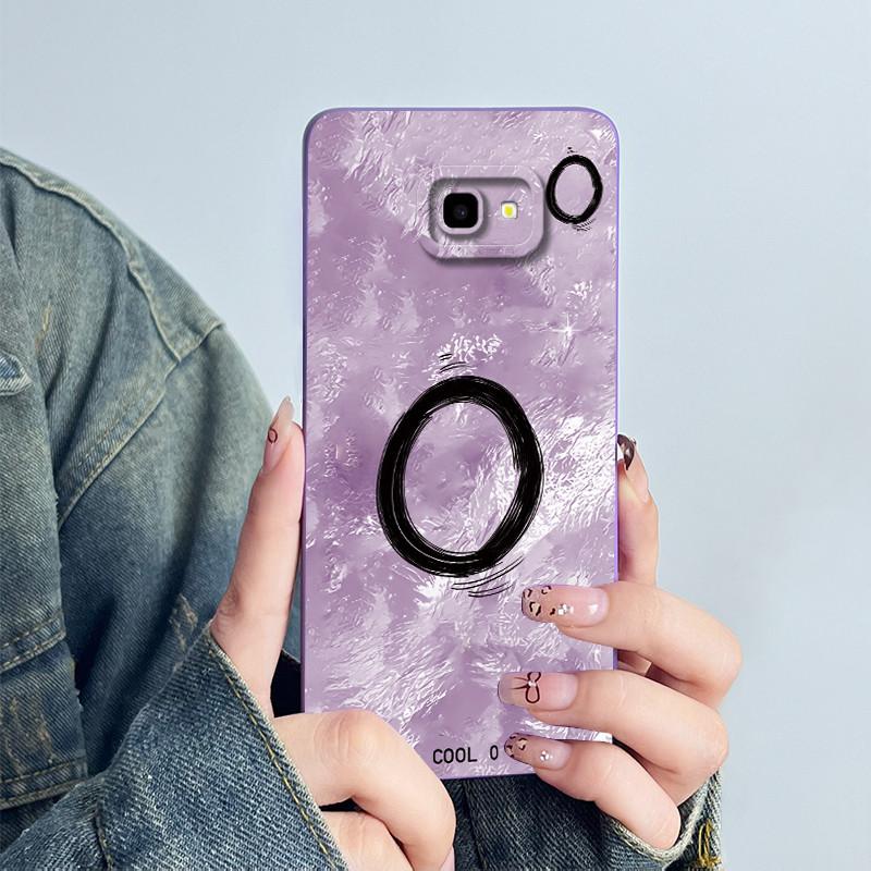 

Funda For Samsung Galaxy J4 Plus 2018 J4+ J415 Soft Liquid Silicone Phone Case Smartphone Shell Fashion Initial Letter Cover Samsung J4 Plus