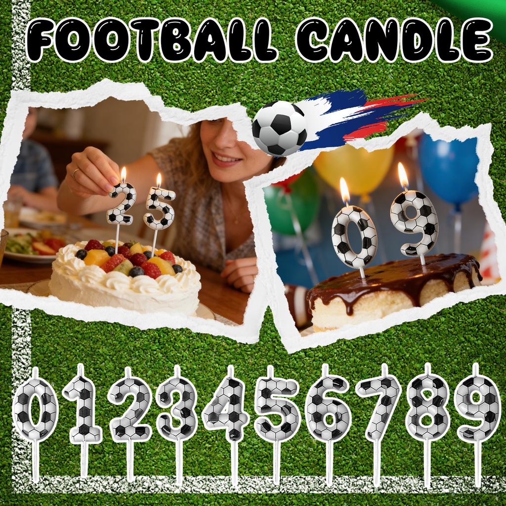 Football-themed Birthday Candles, Football-themed Birthday Party Decorations, Sports-themed Party Supplies Suitable For Boys And Girls.