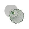 Verres à eau à pied - Home ESPRIT - Lot de 6 - Vert - 12,41x13,65x14,39 cm - Taille unique - Multicolore