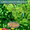 Mangeoire à oiseaux suspendue pliable Collecteur de nourriture pour oiseaux anti-renversement Alimentation des oiseaux en extérieur