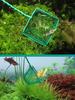 Portable Fishing Net Aquarium Fish Tank Catching Fish Landing Floating Filter Pond Pool Leaves Skimmer Net 3/4/5/6/8/10/12 Inch