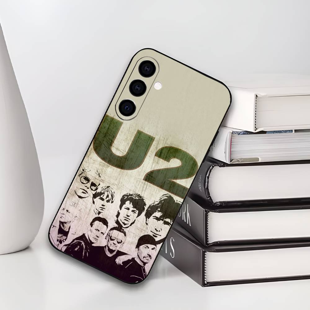 Band U-U2 Phone Case Silicone Soft For Samsung Galaxy A73,A72,A71,A70,A53,A52,A51