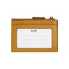 Coach Skinny Id Case With Zipper Closure And Dual Card Slots In Crossgrain Leather Women Card Holder Moss 88250-QBBUT