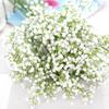 Artificial Gypsophila Mini Heads Hydrangea White Flower Wedding Supplies Home DIY Baby Shower Decor Fake Flower Arrangement