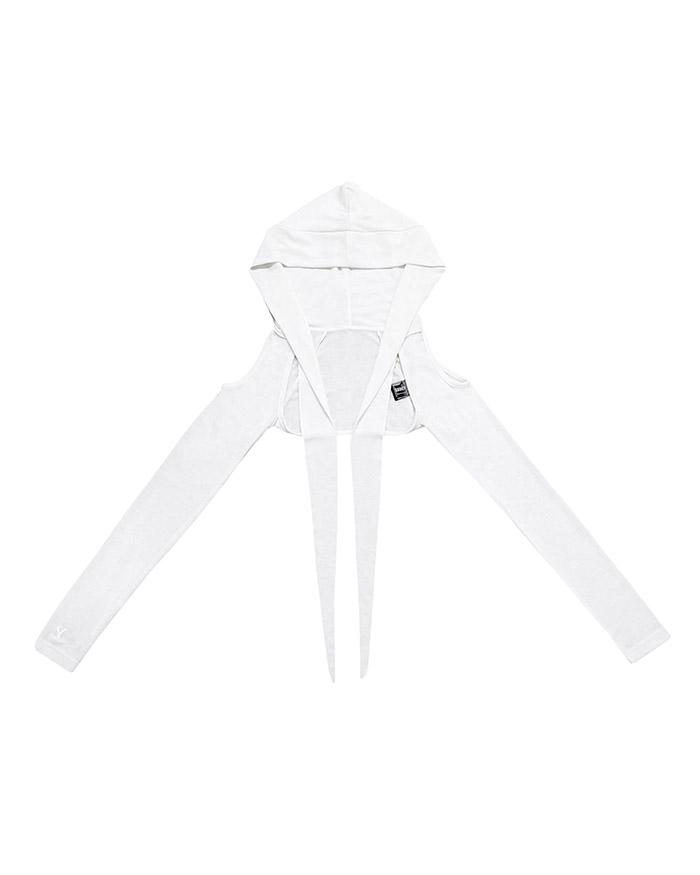 Ssossi Cut-Out Dress Set (White)