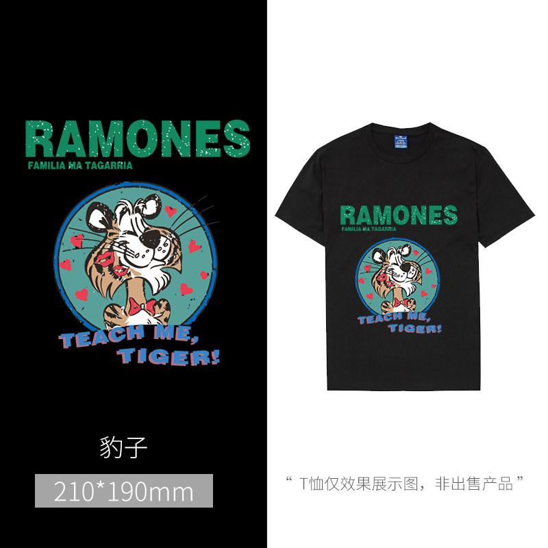 Cartoon Heat Transfer Sticker Men'S And Women Clothes Decorative Cloth Sticker Children'S T-Shirt Sweater Pattern Printed Sticker Large Patch Sticker