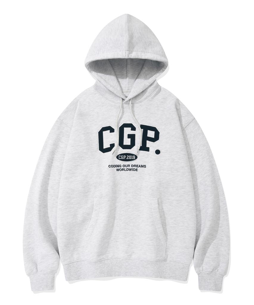 Cgp Arch Logo Hoodie_Melange Grey