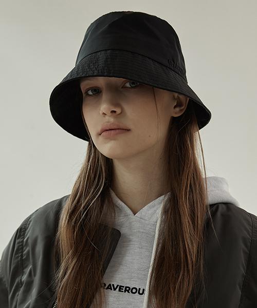RAVEROUS Basic Logo Bucket Hat Black