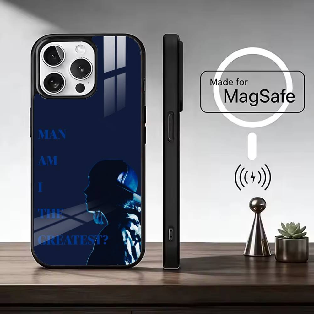 Musician Billie E-Eilish Phone Case For iPhone17,16,15,14,13,12,11 Plus,Pro Magnetic with Magsafe Wireless Charging