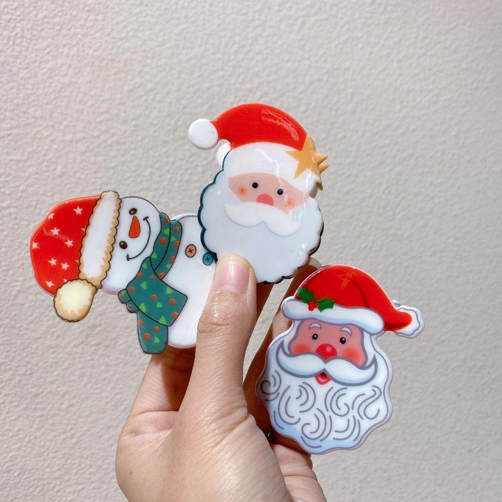 Christmas Hat Christmas Hair Claw Christmas Sock Small Shark Clip Unique Santa Claus Hairpin  Daily