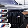 3D ABS M Logo Front Grille Badge Body Decorative Sticker Car Modification Accessories For M Logo X1 X2 X3 X4 X5 X6 F48 G01