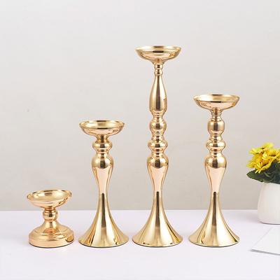 Metal Home Decor Candle Holders Wedding Decoration Accessories Candlesticks For Candelabro Centerpiece Vintage  Living Room